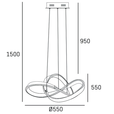 TOKYO lampa wisząca LED Cosmo light